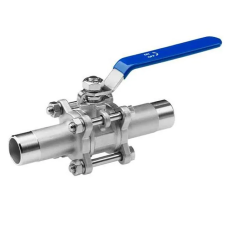 Кран нержавеющий шаровой стальной неполнопроходной муфтовый 12Х18Н10Т ДУ 10 Ру 63