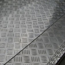 Лист нержавеющий рифленый г/к квинтет 03Х17Н14М3 3 мм